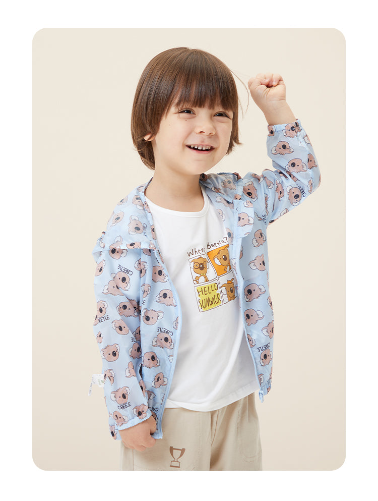 Boy's Lightweighted Jacket - CBeetle Koala Series in Blue