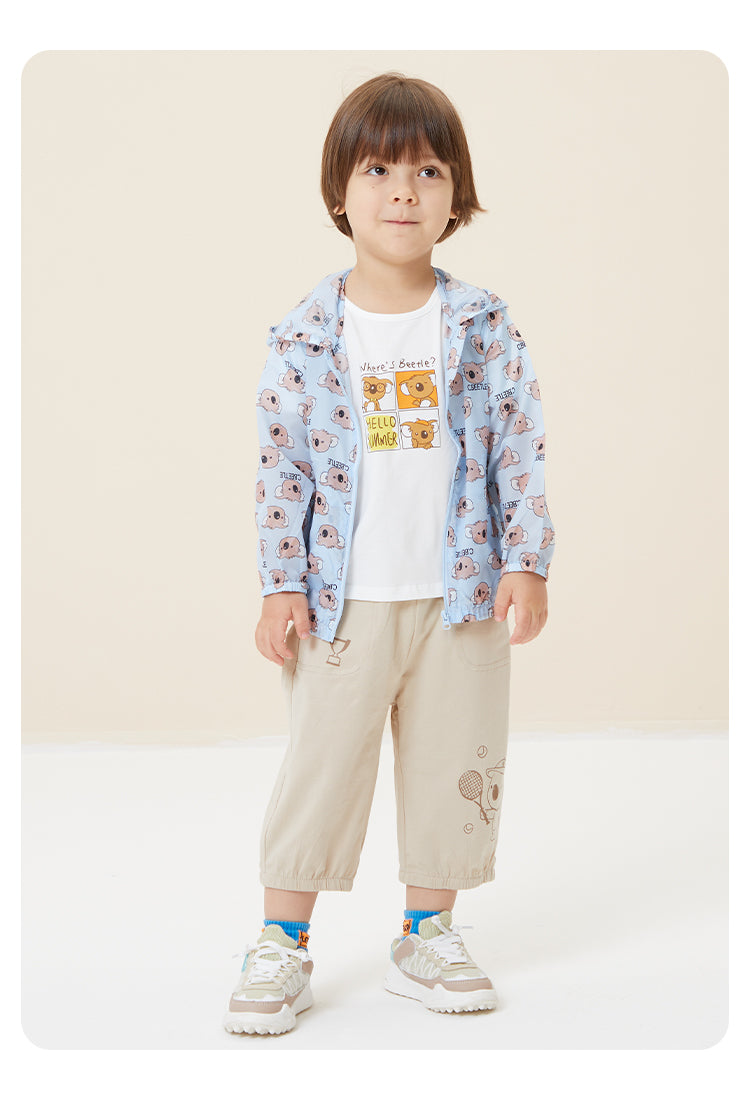 Boy's Lightweighted Jacket - CBeetle Koala Series in Blue