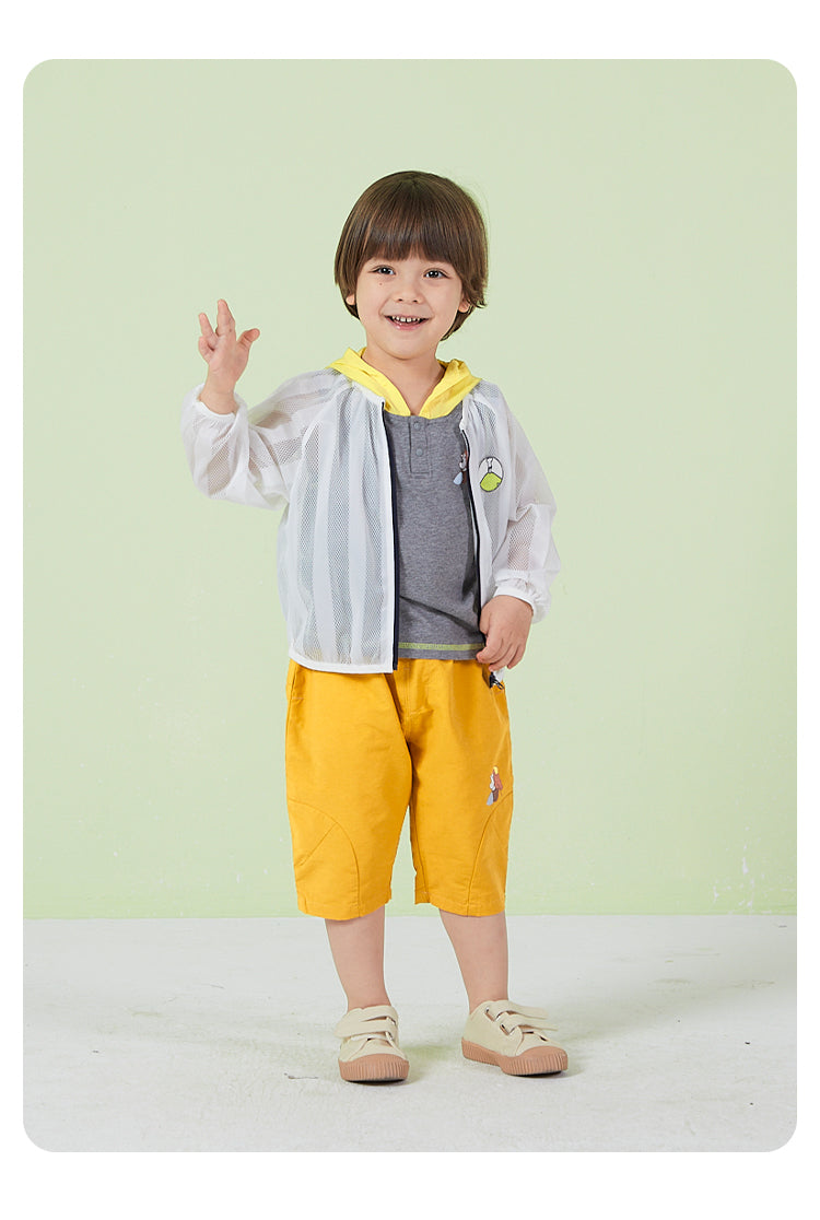 Boy's Sun Protection Semi-Transparent Lightweight Jacket