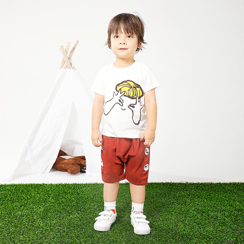 Boy's Red Trendy Shorts