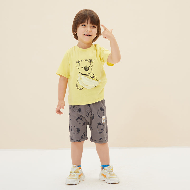 Boy's T-shirt With Functional Pouch - CBettle Koala Series