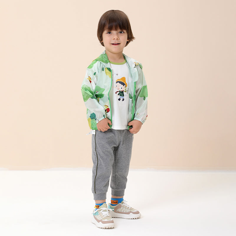 Boy's Summer Green Lightweighted Jacket - Pinocchio Series