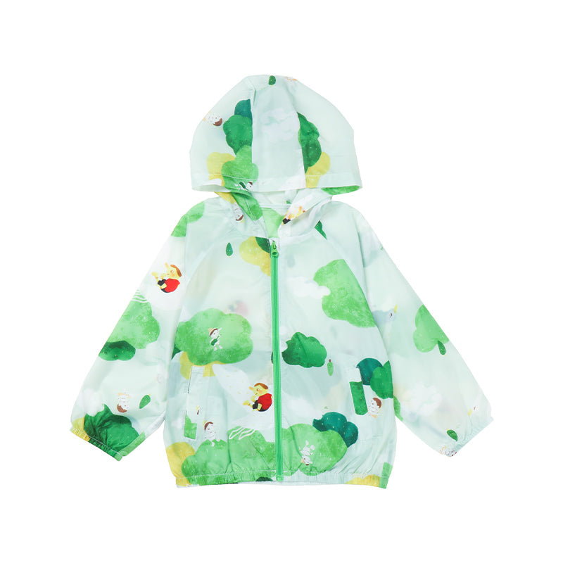 Boy's Summer Green Lightweighted Jacket - Pinocchio Series