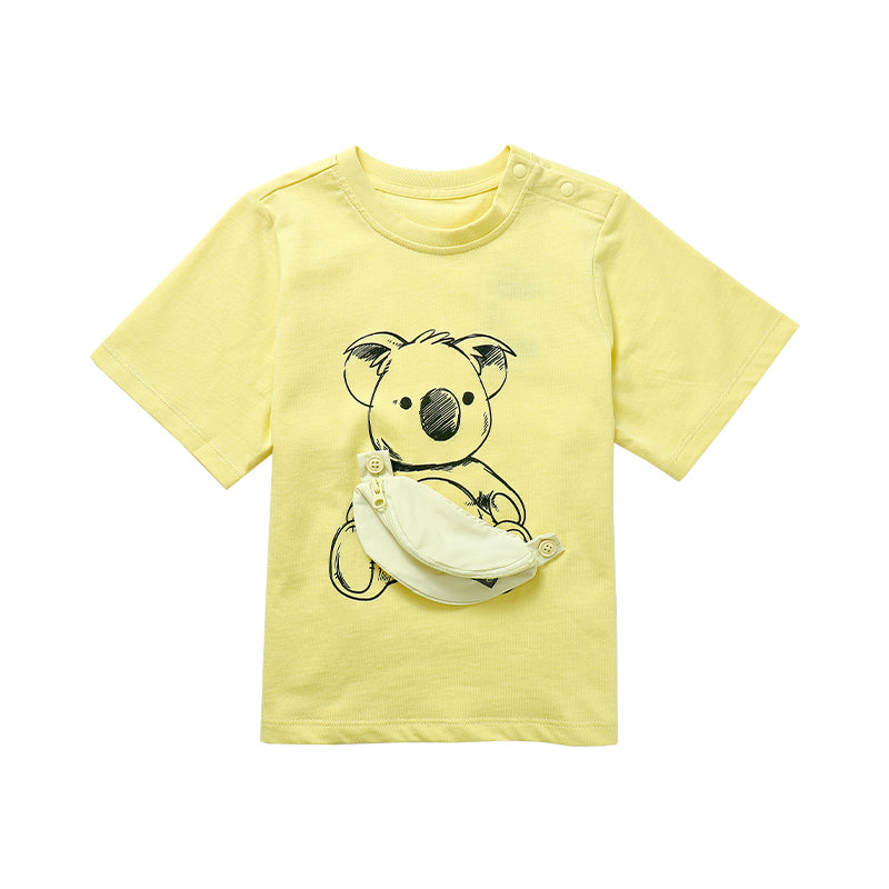 Boy's T-shirt With Functional Pouch - CBettle Koala Series